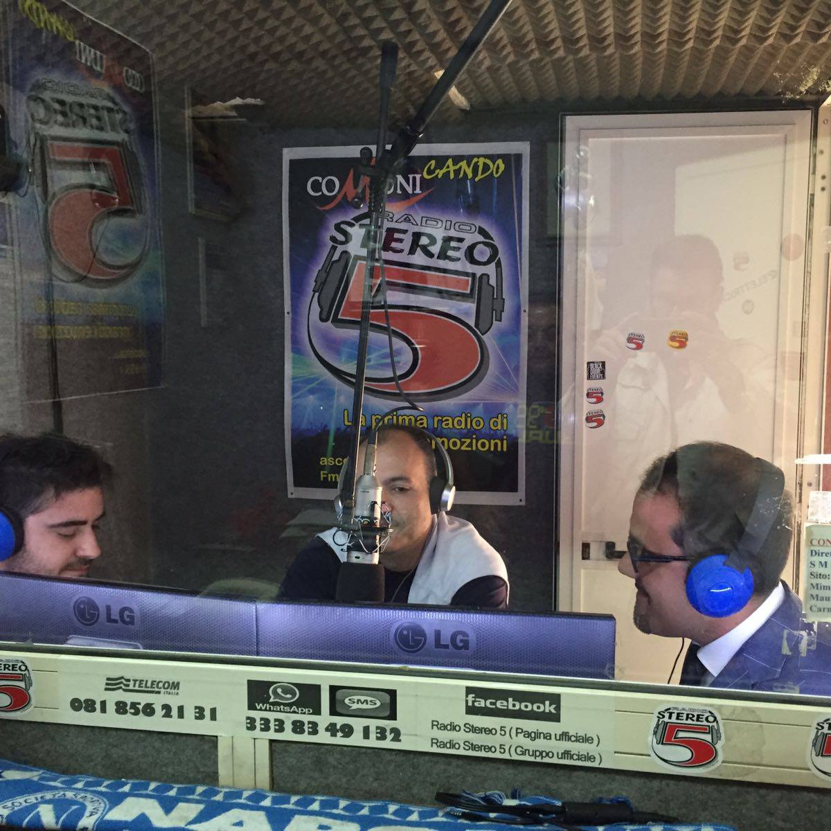 in diretta Gaetano Cimmino radio stereo 5