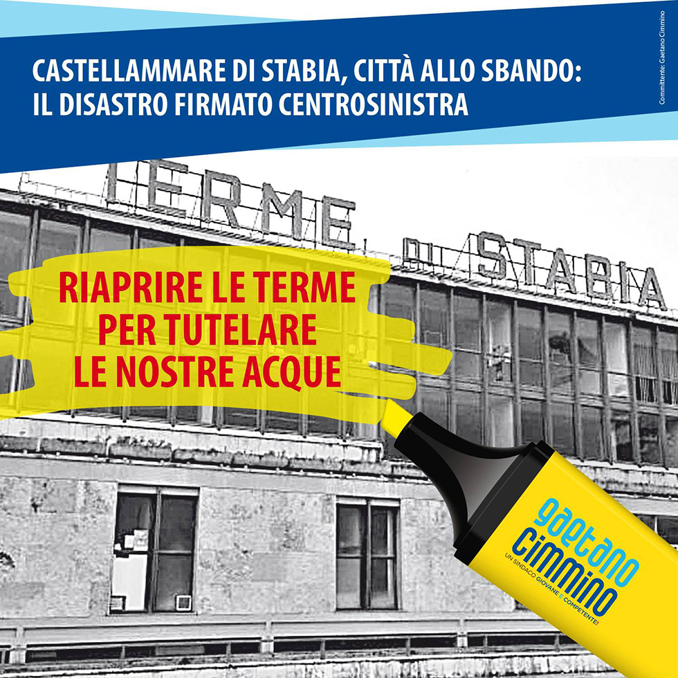 riaprire le terme e tutelare le sorgenti di Stabia