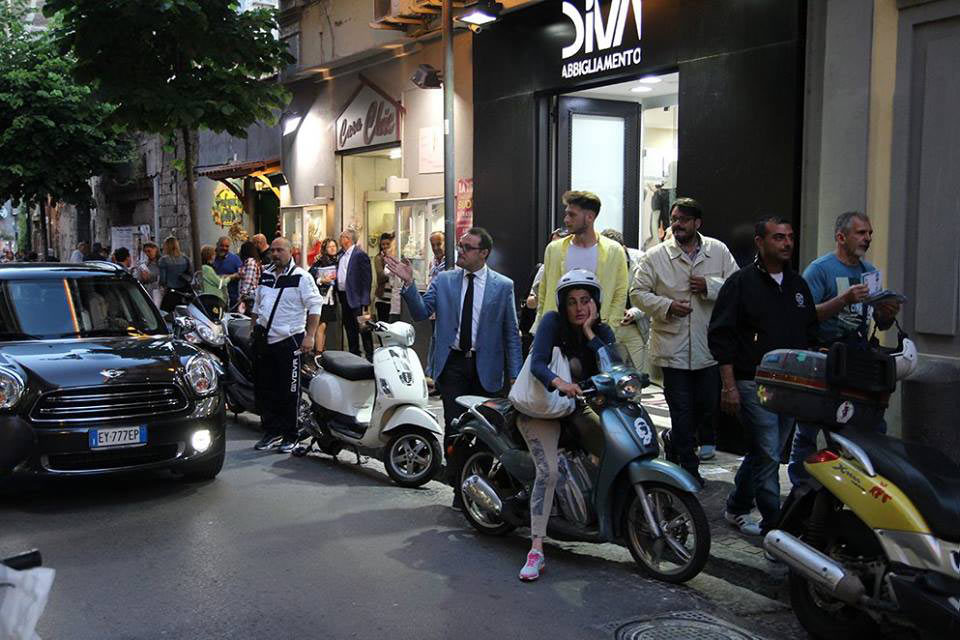 camminata chiusura tour elezioni Gaetano Cimmino castellammare di stabia