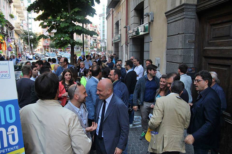 camminata chiusura tour elezioni Gaetano Cimmino castmare stabia