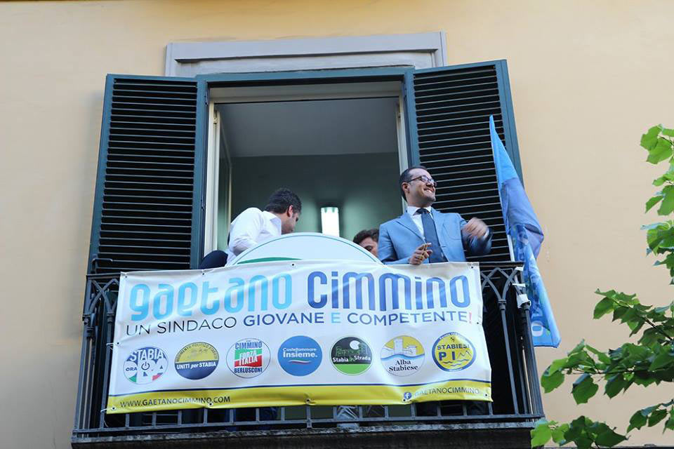 camminata chiusura tour elezioni Gaetano Cimmino